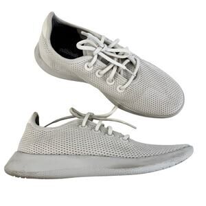 Allbirds Tree Runners Athletic Everyday Shoes Lace-Up Sneakers White Women's 10